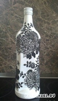 Декупаж бутылок - автор manashka