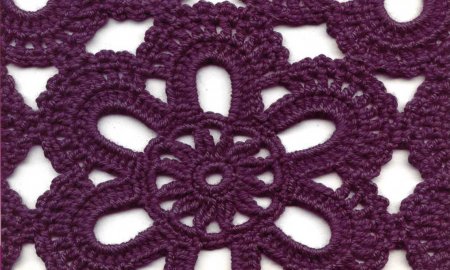 Шаль "Цветочная мелодия"