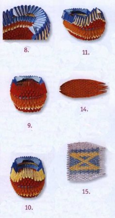 Модульное оригами: "Корабль удачи"