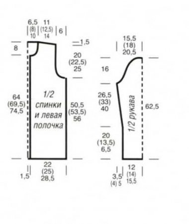 Ажурный жакет
