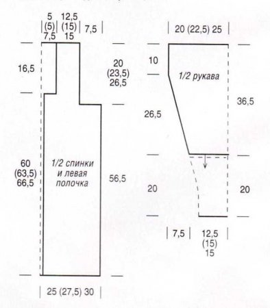 Синий удлинённый жакет