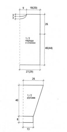 Персиковый свитер