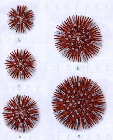 Модульное оригами: "Мухомор"