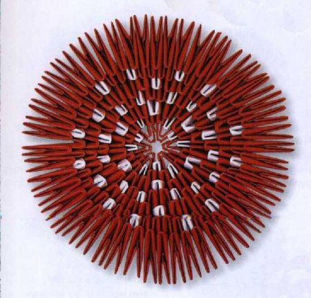 Модульное оригами: "Мухомор"