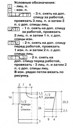 Сиреневый пуловер с ромбами