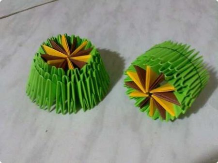 Модульное оригами: "Танк"