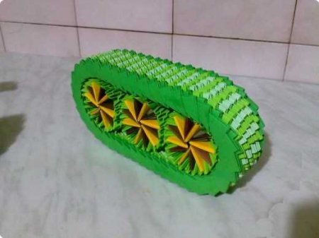 Модульное оригами: "Танк"