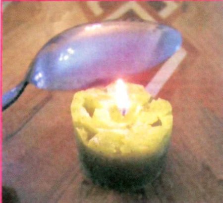 Эффектная свеча