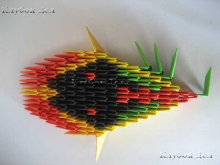 Модульное оригами: "Дракон"