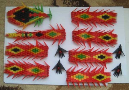 Модульное оригами: "Дракон"