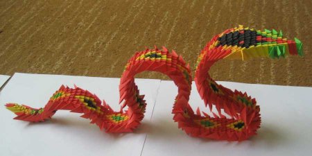 Модульное оригами: "Дракон"
