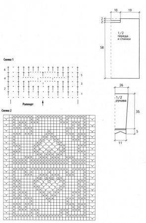 Пуловер желтого цвета