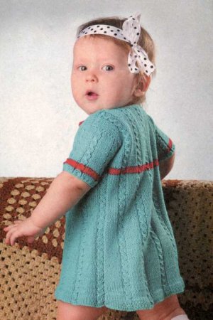 Платье бирюзового цвета для маленьких модниц