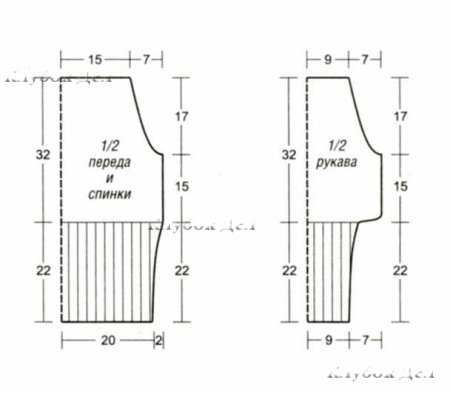 Комплект в полоску