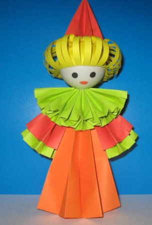 Модульное оригами "Клоун"