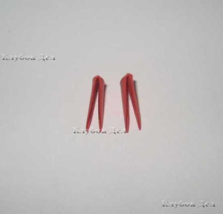 Модульное оригами: рыбка "Скалярия"