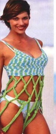 Топ с бахромой