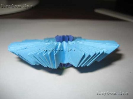 Модульное оригами: "Васильки"