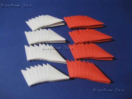 Модульное оригами: "Ваза для цветов"