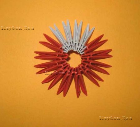 Модульное оригами: "Птичка"