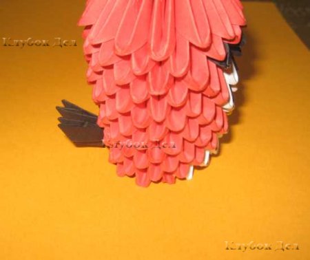 Модульное оригами: "Птичка"