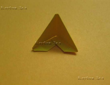 Модульное оригами: "Птичка"