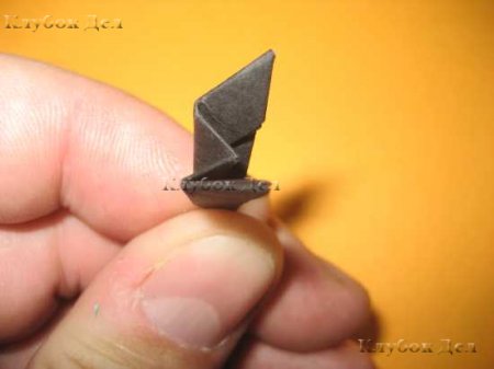 Модульное оригами: "Птичка"