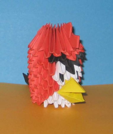 Модульное оригами: "Птичка"