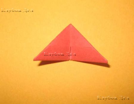 Модульное оригами: "Птичка"