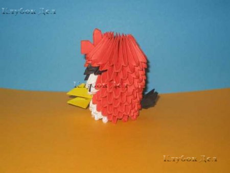 Модульное оригами: "Птичка"