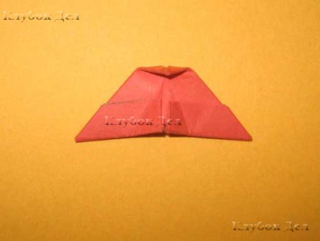 Модульное оригами: "Птичка"