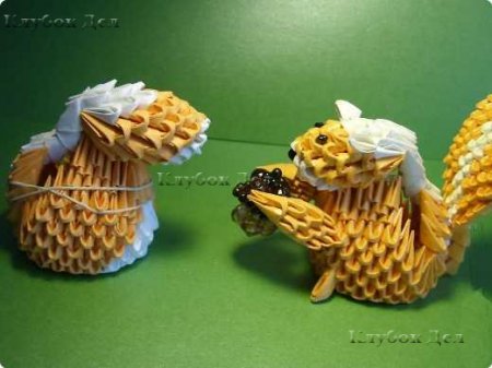 Модульное оригами "Белки"