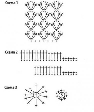 Пляжная юбка с аппликацией