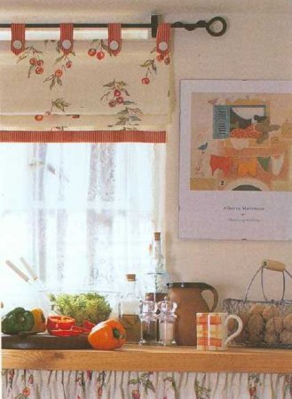 Шторы с пуговицами