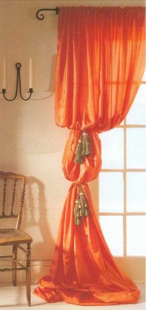 Шторы с напуском