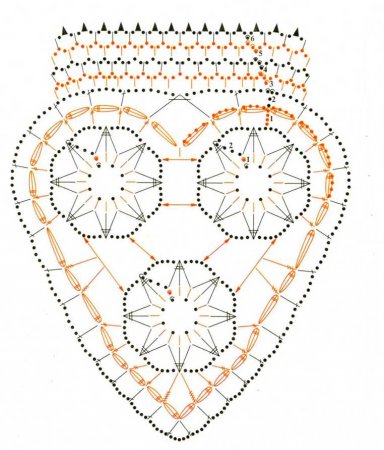 Салфетки в виде сердечек