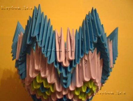 Модульное оригами "Конфетница"