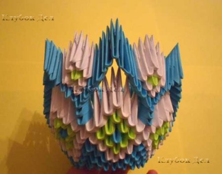 Модульное оригами "Конфетница"