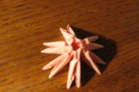 Модульное оригами: "Гриб подосиновик"