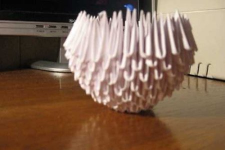 Модульное оригами: "Гриб подосиновик"