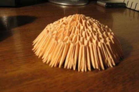 Модульное оригами: "Гриб подосиновик"