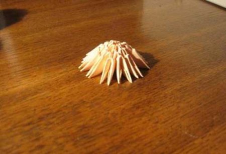 Модульное оригами: "Гриб подосиновик"