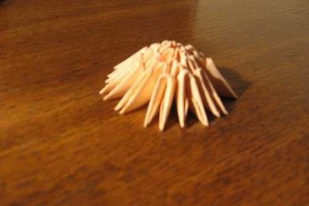 Модульное оригами: "Гриб подосиновик"