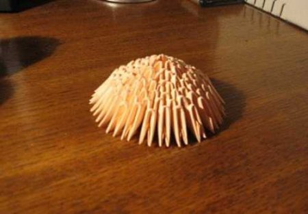 Модульное оригами: "Гриб подосиновик"