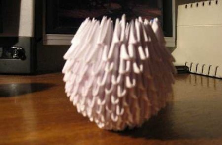 Модульное оригами: "Гриб подосиновик"