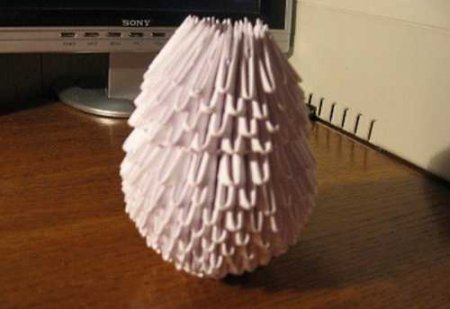 Модульное оригами: "Гриб подосиновик"