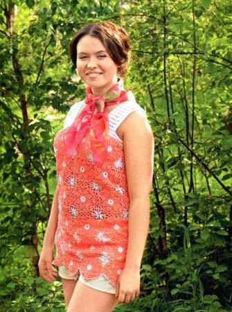 Розовая майка