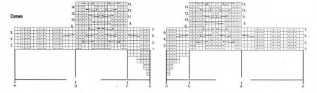 Пестрая туника с короткими рукавами