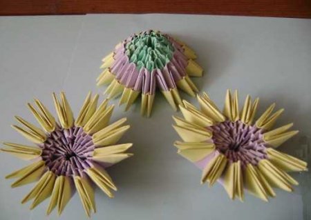 Модульное оригами: "Подсвечник"