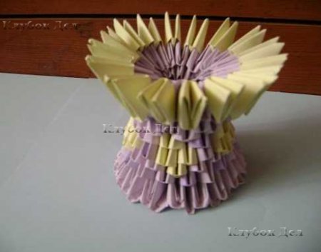 Модульное оригами: "Подсвечник"